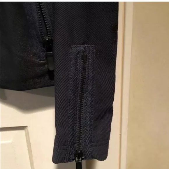 JBRAND blue leather jacket - Picture 4 of 4